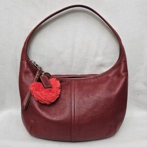 Vintage Y2K Coach Ergo Hobo Shoulder Bag Red